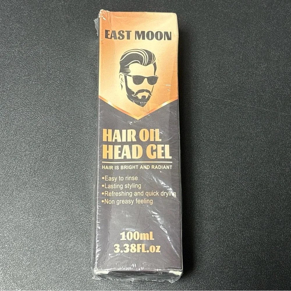Hair Oil Head Gel - Black and Orange